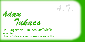 adam tukacs business card